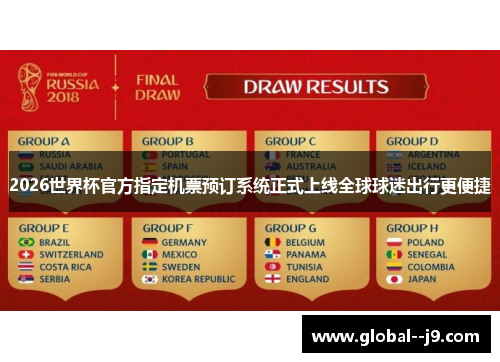 2026世界杯官方指定机票预订系统正式上线全球球迷出行更便捷 2026世界杯官方指定机票预订系统正式上线全球球迷出行更便捷