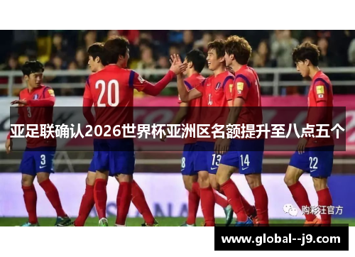 亚足联确认2026世界杯亚洲区名额提升至八点五个
